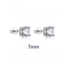 Load image into Gallery viewer, 925 Silver Basic Cz Stone Earring